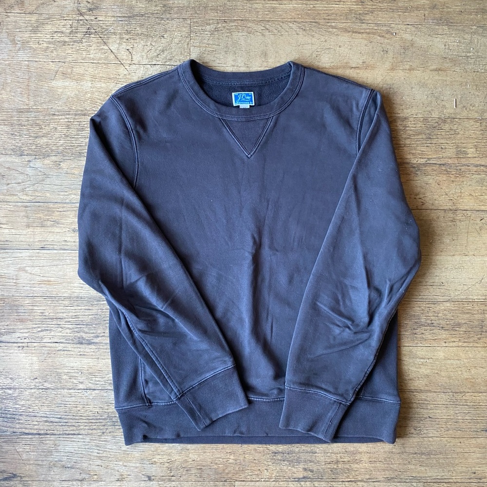 J. Crew Garmet Dyed Crew Neck Sweatshirt M